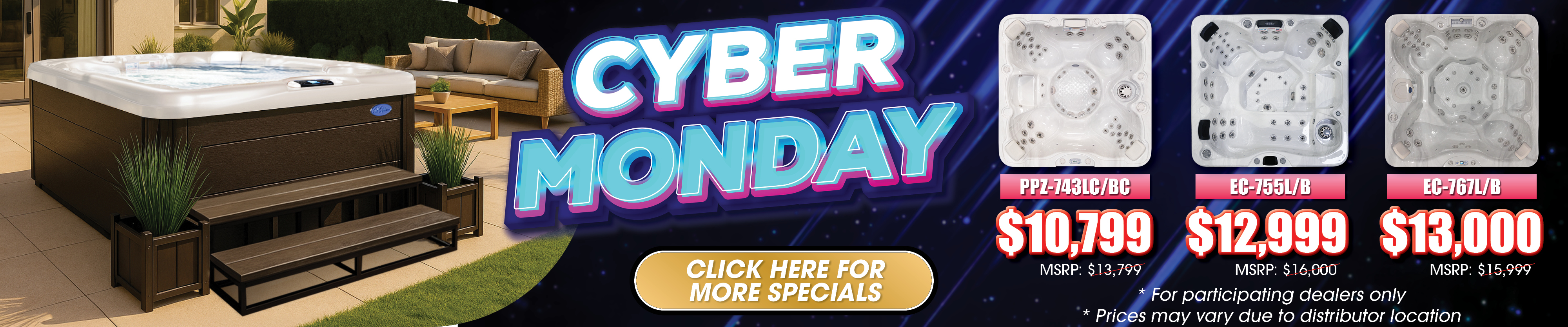 Calspas hot tub being used in a family setting - Evanston