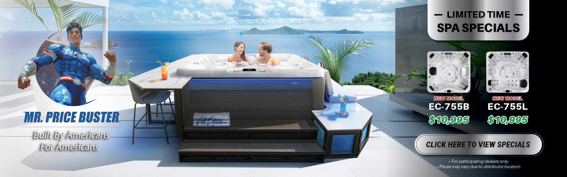 Calspas hot tub being used in a family setting - Evanston